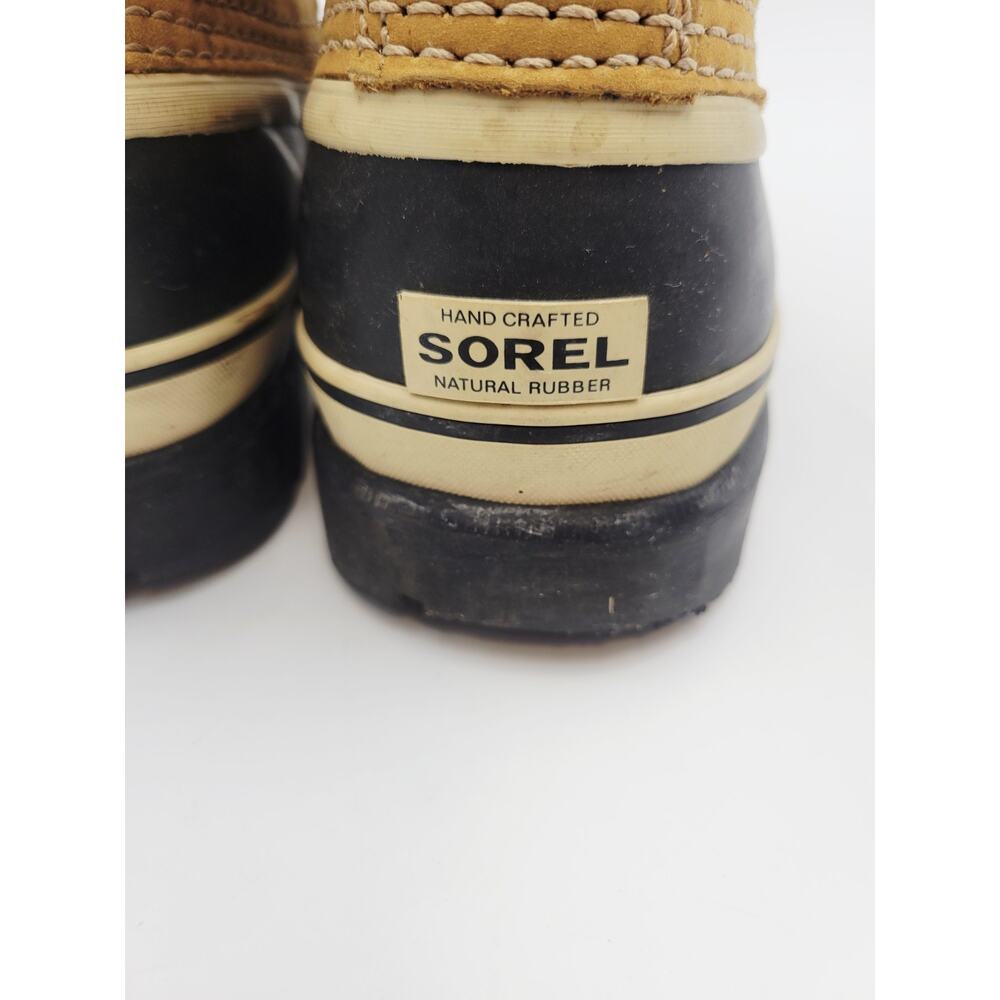 SOREL Caribou Waterproof GIRLS Buff Ankle Boots YOUTH Sz 4 - Picture 9 of 14